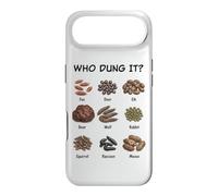 Custodia per iPhone Air Who Dung It? Funny Animal Droppings Nature Diagram Detective