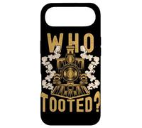 Custodia per iPhone Air Who Tooted? Model Railroad Train Retro Vintage Locomotive