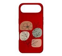 Custodia per iPhone Air Wildflower Line Art Abstract Botanical Mid Century