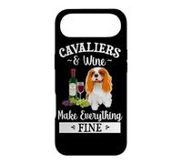 Custodia per iPhone Air Wine Makes Everything Fine Cavalier King Charles Spaniel Dog