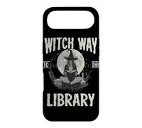 Custodia per iPhone Air Witch Way to the Library Libro spettrale di Halloween Witch Lover