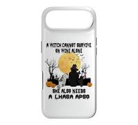 Custodia per iPhone Air Witch Wine And Lhasa Apso Dog Mom Funny Halloween Costume