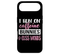 Custodia per iPhone Air Womens Girls I Run On Bunnies & Caffeine Bunny Lover