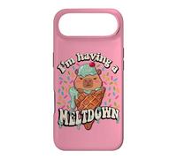 Custodia per iPhone Air Womens Girls I'm Having A Meltdown Ice Cream Capybara Lover