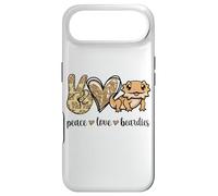 Custodia per iPhone Air Womens & Girls Tiny Dinosaur Peace Love Bearded Dragon Lover