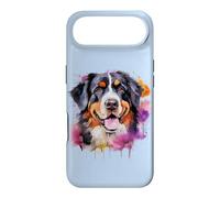 Custodia per iPhone Air Womens Girls Watercolor Paint Art Bernese Mountain Dog Lover