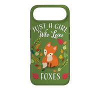 Custodia per iPhone Air Womens Kids Fall Leaves Boho Just A Girl Who Loves Foxes