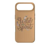 Custodia per iPhone Air Women's Wild Spirit Boho Feather Floral Typography