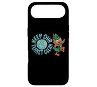 Custodia per iPhone Air Woodsy Owl Keep Our Planet Clean Vintage Artwork
