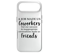 Custodia per iPhone Air Work A Job Made Us Coworkers But Our Sarcasm Made Us Friends