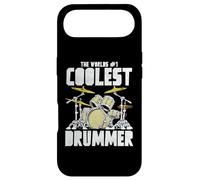 Custodia per iPhone Air World’s #1 Coolest Drummer Vintage Drum Kit Retro Percussion