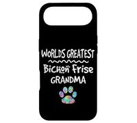 Custodia per iPhone Air Worlds Greatest Bichon Frise, simpatica stampa a forma di zampa di cane Love