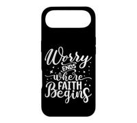 Custodia per iPhone Air Worry Ends Where Faith Begins