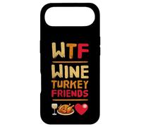 Custodia per iPhone Air WTF Wine Turkey Friends And Family Divertente Giorno del Ringraziamento