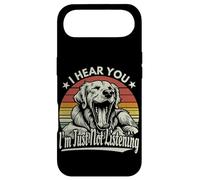 Custodia per iPhone Air Yawn Golden Retriever Ti sento, solo che non ascolto Retro