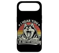 Custodia per iPhone Air Yawn Husky/Malamute Ti sento, ma non ascolto retrò