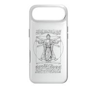 Custodia per iPhone Air Yoga Buddha Vitruviano Uomo Leonardo Da Vinci Geometria Sacra