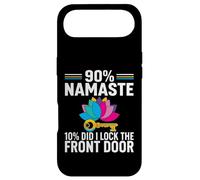 Custodia per iPhone Air Yoga Humor 90% Namaste 10% Did I Lock The Door