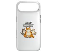 Custodia per iPhone Air Yoga Sto solo lavorando al mio mezzo gatti umorismo