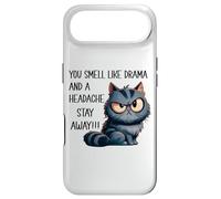 Custodia per iPhone Air You Smell Like Drama and A Headache Please Go Away Funny Cat