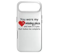 Custodia per iPhone Air You Were My Missing Puzzle Piece Valentine Couple Love Heart