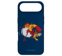 Custodia per iPhone Air Young Justice Splatter Art Kid Flash Logo