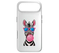 Custodia per iPhone Air Zebra Bubblegum in stile fumetto pop art