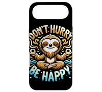 Custodia per iPhone Air Zen Sloth Meditation Mantra Don't Hurry Be Happy
