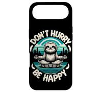 Custodia per iPhone Air Zen Sloth Meditation Mantra Don't Hurry Be Happy