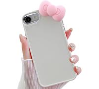 Custodia per iPhone Pink3D Bow per SE2022/2020/3rd/2nd e iPhone