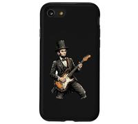 Custodia per iPhone SE (2020) / 7/8 Abraham Lincoln Chitarra Elettrica Rock Funny Abe Lincoln