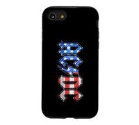 Custodia per iPhone SE (2020) / 7/8 AC/DC Old Glory Bandiera Americana Logo