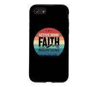 Custodia per iPhone SE (2020) / 7/8 Active Faith Can Move Mountains Christian Men Women Kids