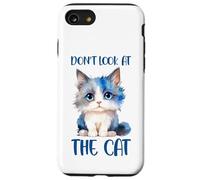 Custodia per iPhone SE (2020) / 7/8 Adorabile gatto dagli occhi azzurri non guarda il gatto