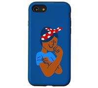 Custodia per iPhone SE (2020) / 7/8 africano nero rosie rivettatrice rockabilly retrò icona ww2