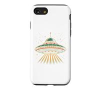 Custodia per iPhone SE (2020) / 7/8 Alien Universo UFO Rapimento Spazio Fascio Extraterrestre
