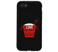 Custodia per iPhone SE (2020) / 7/8 Ama le nostre persone come te ama il nostro cibo Stop Asian Hate AAPI