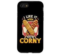 Custodia per iPhone SE (2020) / 7/8 Amante dei cani di mais Mi piace quando sei banale