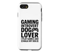 Custodia per iPhone SE (2020) / 7/8 Amante dei cani introverso gioco Gioco e cammino il mio cane