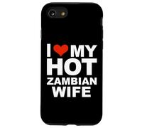 Custodia per iPhone SE (2020) / 7/8 Amo il mio caldo Zambia Moglie Marito Matrimonio Zambia