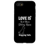 Custodia per iPhone SE (2020) / 7/8 Amore Bagnato Nasi Slobbery Baci Scodinzolante Code Amante dei cani
