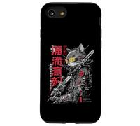 Custodia per iPhone SE (2020) / 7/8 Anime giapponese Streetwear Samurai Cat Cyberpunk Y2K