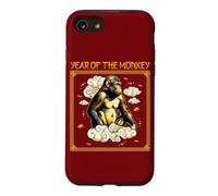 Custodia per iPhone SE (2020) / 7/8 Anno Della Scimmia Zodiaco Cinese Capodanno Cinese Oroscopo