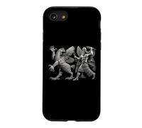 Custodia per iPhone SE (2020) / 7/8 Antico dio sumero mesopotamico Ninurta contro Anzu Monster