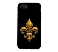 Custodia per iPhone SE (2020) / 7/8 Antico emblema Fleur-De-Lis Araldico Medievale Arte Simbolo