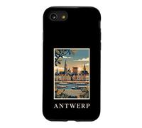 Custodia per iPhone SE (2020) / 7/8 Anversa, Belgio, fronte fiume, orizzonte, viaggio, arte