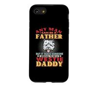 Custodia per iPhone SE (2020) / 7/8 Any Man Can Be A Father Westie Daddy Funny Dog Lover