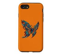 Custodia per iPhone SE (2020) / 7/8 Arancione Farfalla Nativa Americana