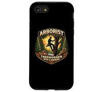 Custodia per iPhone SE (2020) / 7/8 Arboricoltore Albero Hugger Con Una Motosega Divertente Scalatore Cura Scherzo