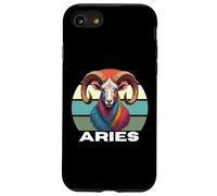Custodia per iPhone SE (2020) / 7/8 Ariete L'oroscopo Ariete, Astrologia Ariete, T-shirt Ram multicolore